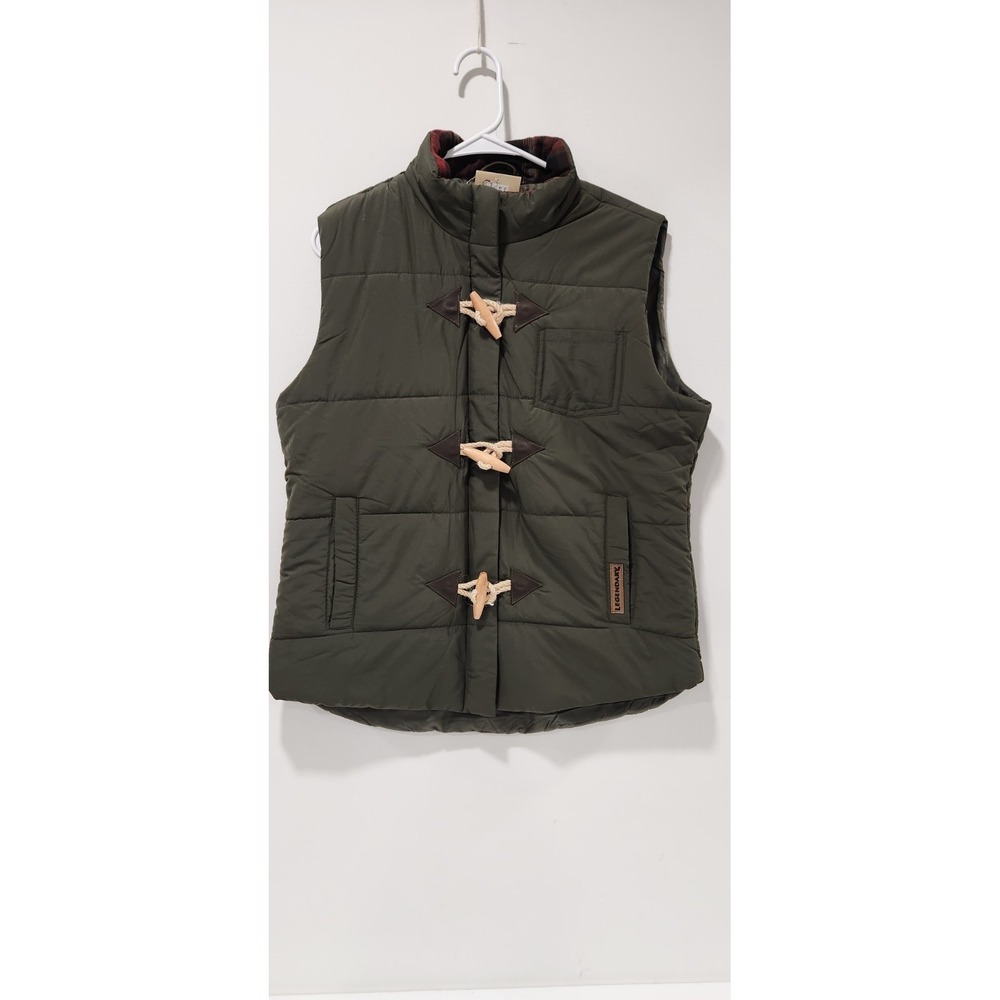 Legendary Whitetails Women's Large Army Green  Puffer Vest Size NWT  MSRP $99
